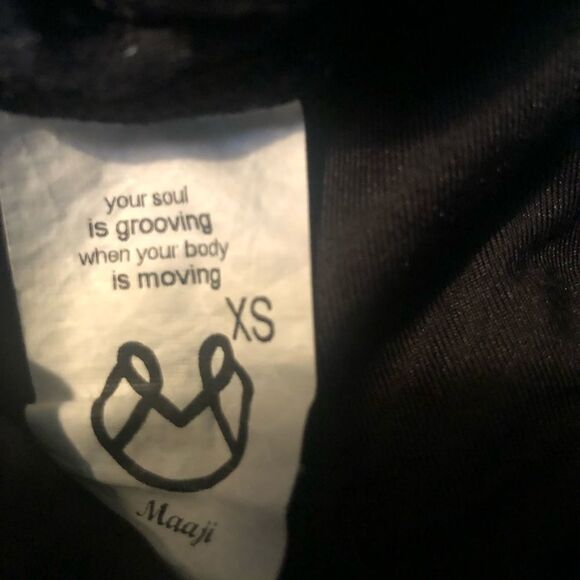 Maaji swim pants/cover-up, black/blue size XS - Picture 4 of 4